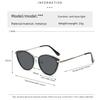 Oversized Cat-Eye Myopia Sunglasses Unisex High-Definition Minus Diopter Eyeglasses Grey Lenses Outdoor Shades Eyewear
