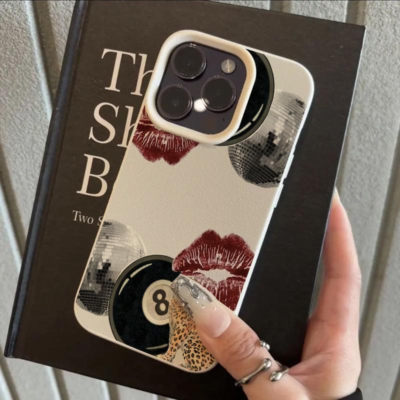 2026 K8422 Leopard Print Pool Pattern Phone Case