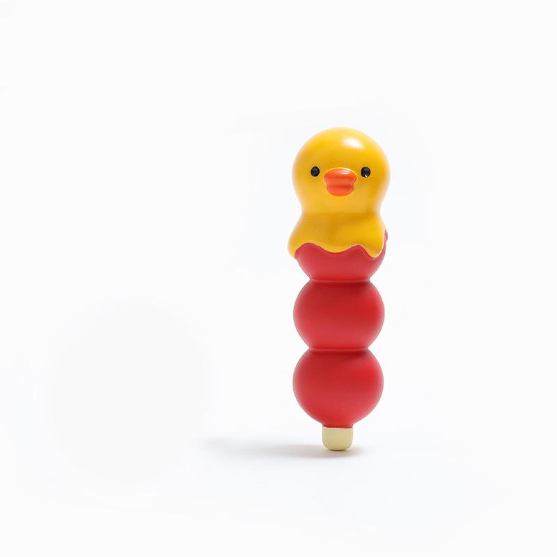 Yellow Duck Refrigerator Sticker Cartoon Cute Refrigerator Decoration Magnet Po Wall Toy Gift Cultural and Creative Products