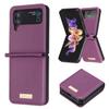 Leather Case for Samsung Galaxy Z Flip 5 4 3 5G Flip4 Flip3 Anti-Knock Cover Skin Feeling Ultra Thin Plain Matte Coque Fundas