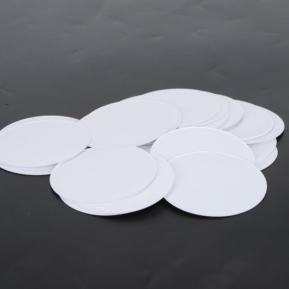 100pcs 44MM DIY Badge Papers White Button Badge Blank Paper Badge Making Paper  DIY Crafts