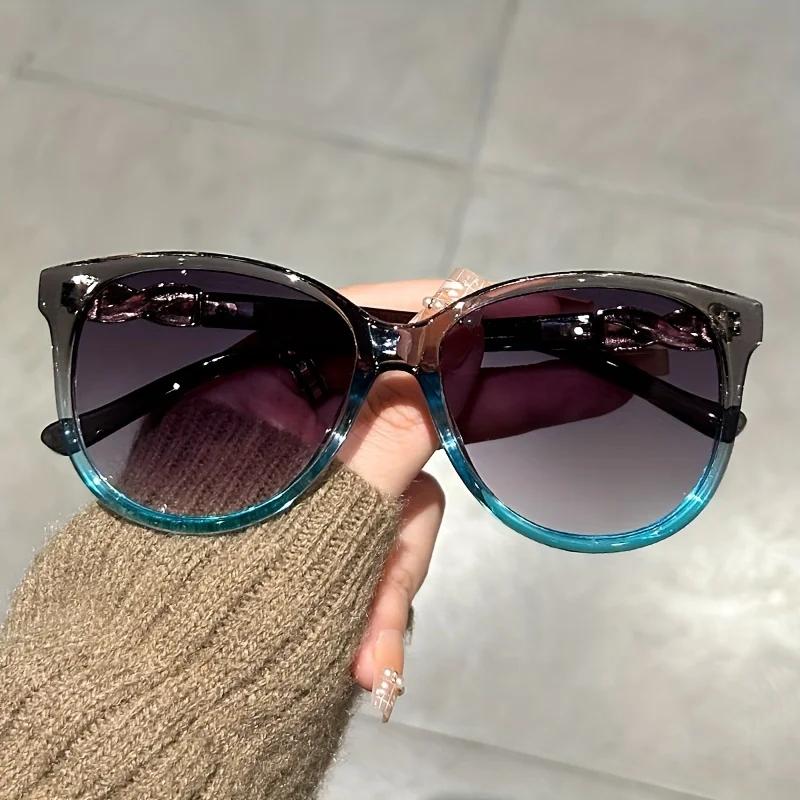 Regalo per la Festa del Papà Uomo Occhiali da Sole Moda Vintage Montatura Larga Protezione UV Occhiali