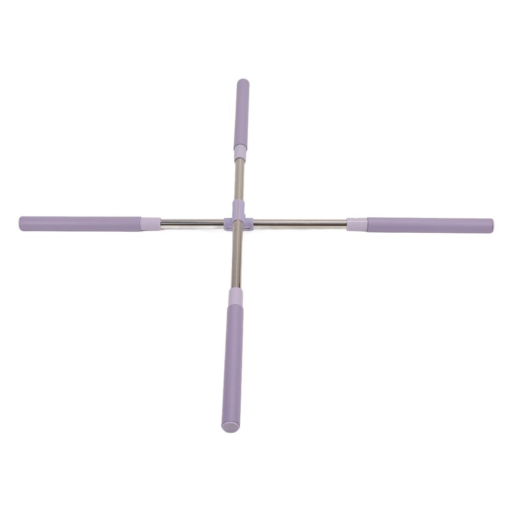 Posture Stick Stretching Tool Men Women Ergonomic Retractable Back Posture Stick Purple