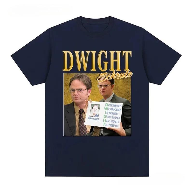Honored Figure Print T-Shirt - American TV Series "The Office" - Cotton Short-Sleeved for Both Men and Women