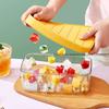 Home Ice Making Tray Food-Grade Soft Silicone Press-to-Release Ices Cube Mold with Freezer Storage