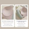 1Pc Seamless Comfortable Large Size Sexy Bra Slimming Nylon Ultrathin Double Shoulder Strap