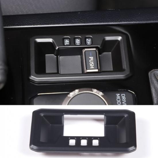 Matte Black ABS Central Control 4WD Button Trim For Toyot Tundra -2024