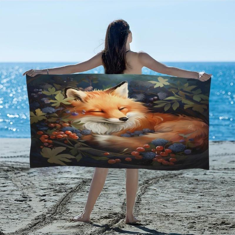 

Microfiber Beach Towels for Adults Quick Dry Pool Towel Travel Compact Bath Towel Sandproof Beach Blanket Towel for Swimming W40*H60(CM)