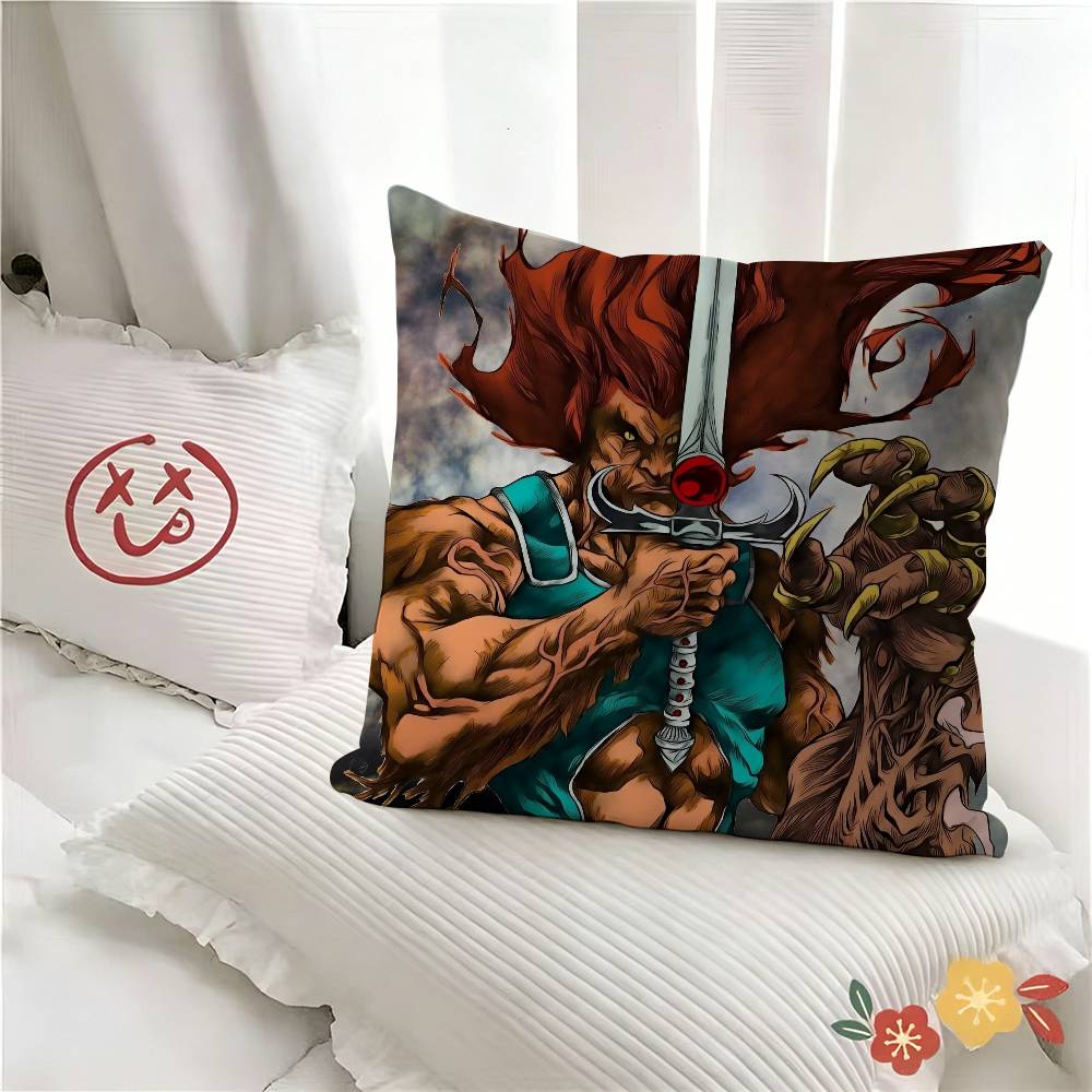 pc ThunderCats Classic Cartoon Pillow Case Fashion Square Pillowcase Bedroom Sofa Room Ins Decoration Leisure