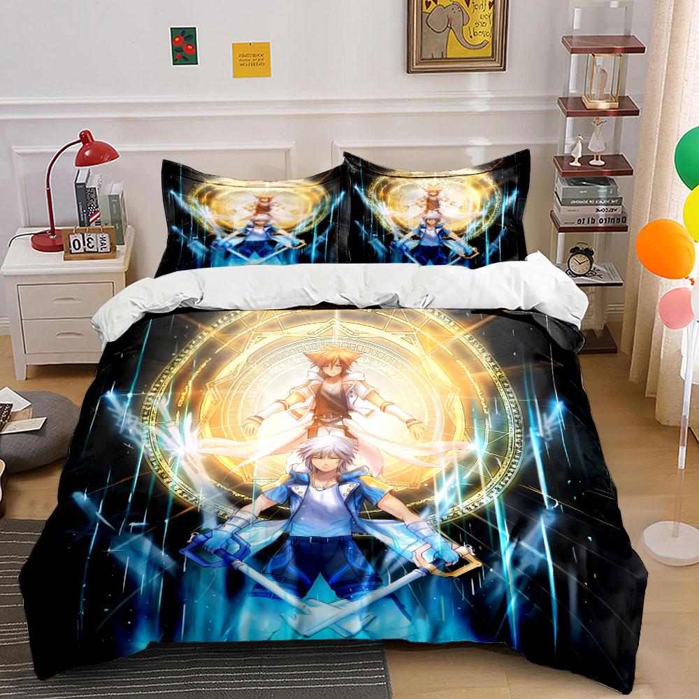Characters with Glowing Swords. Bedding Sets Duvet Cover Sets Duvet Covers Pillowcases(1*Duvet Cover 2*Pillowcases Without Duvet Insert)