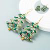 Snowflake Metal Christmas Party Christmas Tree Earrings Fashion Alloy Earrings Creative Exaggerating