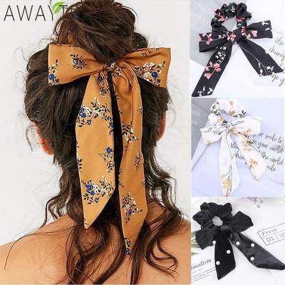 10Pcs Little Girl Hair Ribbon Bow With Elastic Hair Bands Hair Accessories KI