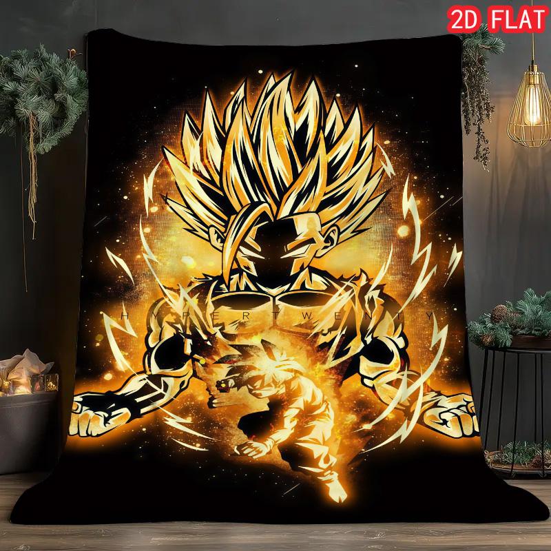 Dragon Ball Hotel Guesthouse Blanket Soft Durable Flannel Blanket for Homestay Airbnb THW