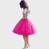 Gelber superflauschiger Tutu-Rock im Prinzessinnenstil – weicher weißer Mesh-Polyester-Gaze-Rock