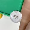 Creative Desktop Phone Airbag Holder Wind Paste Magnetic Glitter Heart Ring Girl Small Fresh