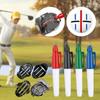 8 buc/Set Culori Vibrante Set Marcator Linii Minge de Golf Precizie Marcator Minge de Golf Stilou Gimnaziu