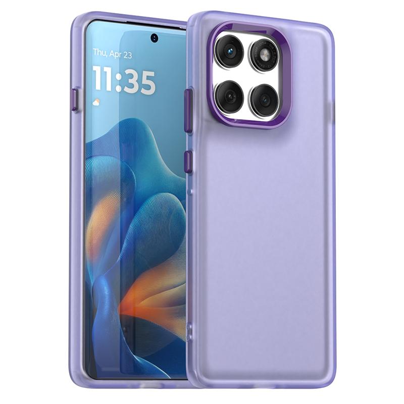 Sturzsichere Candy-Farben-Hülle für Motorola Edge 60 Pro Matte Transparente Hülle für Moto Edge 60 Pro Hülle für Moto Edge 60 Pro Hülle