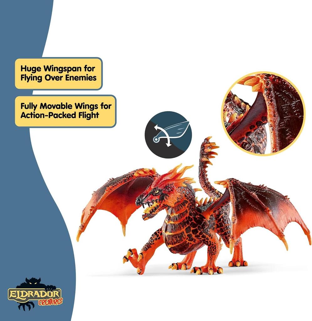 Schleich El Dorado Lava Dragon Figure 70138