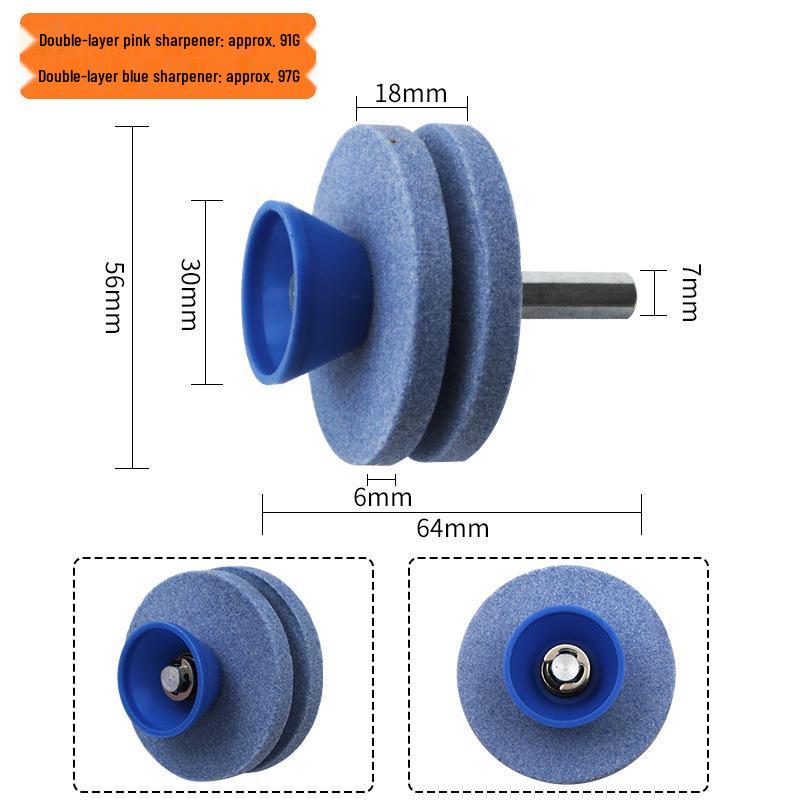 Wind-Powered Multi-layer Wear-resistant Lawnmower Sharpener 