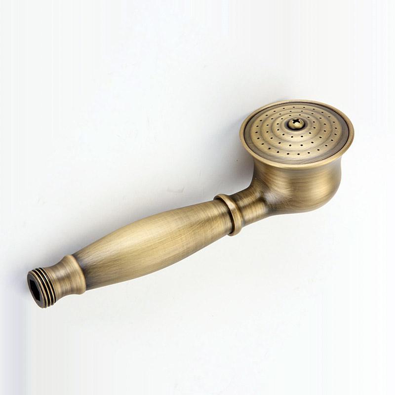 Soporte de mano cromado para ducha de baño de latón, reemplazo de mano para ducha de baño, accesorios de ducha de cobre