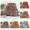 Plaid Sofa for Knee Blankets Warm Winter Bed Cover Throw Blanket Decor Boho Warm Fleece Nordic Vintage Moroccan Soft and Hairy