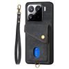 For Xiaomi 15 Case Leather+TPU Back Cover with Card Slot Kickstand