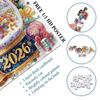1024 ks/sada Vánoční falešná křišťálová koule Puzzle Zimní svátky Sobí spřežení Santa Claus Puzzle Domácí dekorace