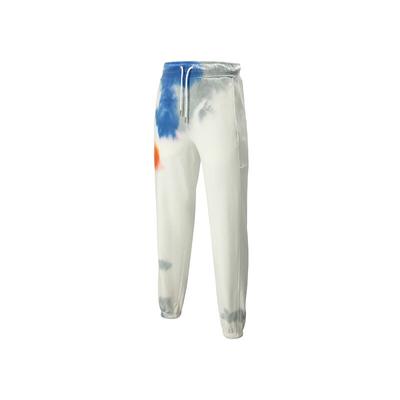 Puma MMQ Series Tie Dye Drawstring Jogger Sweatpants Unisex Bottoms White 539580-02