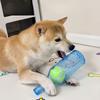 Pet Chew Toy TPR Bite-resistance Beer Bottle with Tennis Ball Toy Puppy Teeth Grinding Dog Chewing Squeaky Interactive Toys