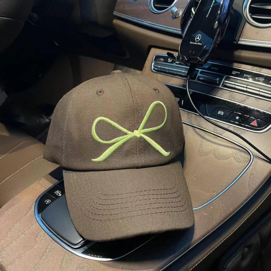Women's Baseball Cap, Spring Hot-selling , Bow Embroidered Sun Hat, Fashionable And Versatile Cap