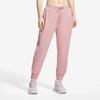 Li Ning Fitness Series Casual Tapered Knit Solid Color Sports Pants Women Bottoms Soft-Mist-Pink AKLS780-4