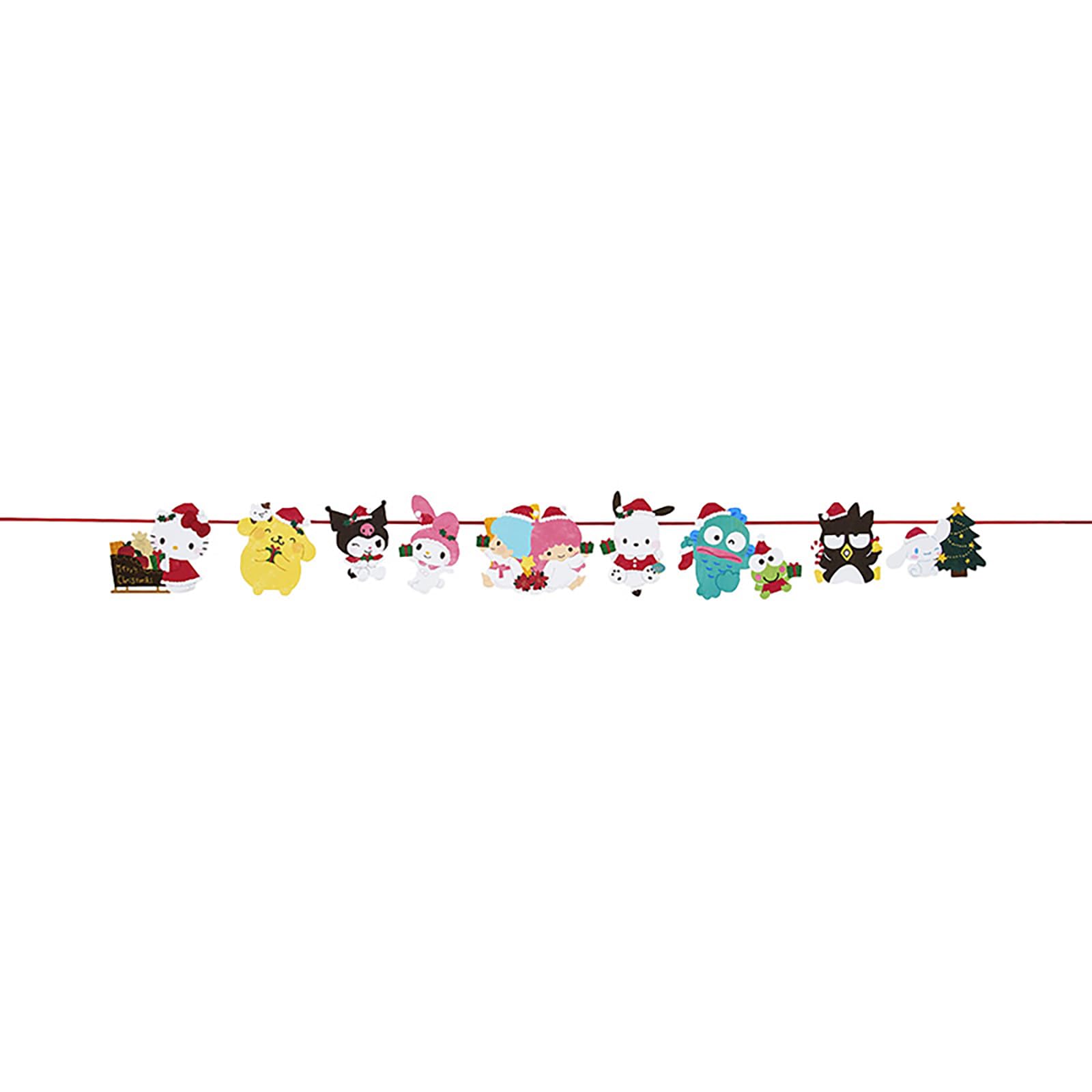 Sanrio Christmas Message Card Wall Decoration Sanrio Characters JX 59-5 242616