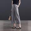 SOFSIL Women's Straight-Leg Cropped Casual Pants