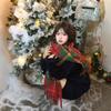 New Year's Red Plaid Scarf Women's Winter Warmth Imitation Cashmere Retro Christmas Student Couple Scarf Men's Shawl Tide