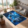 Erling Haaland Printed Crystal Velvet Rug Non‑Slip Crystal Velvet Carpet For Sofa Bedroom Indoor Home Decoration