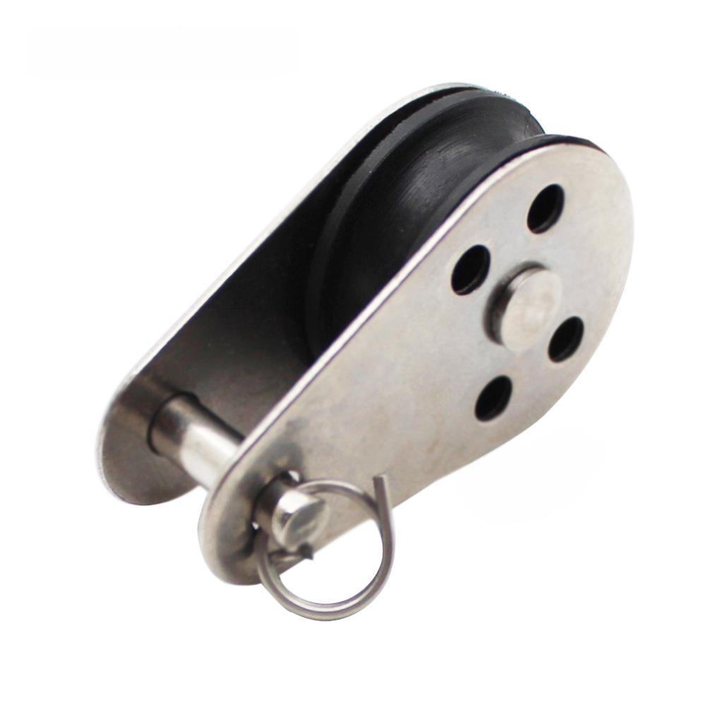 RICHWITS Stainless Steel Flagpole Pulley with Nylon Sheave