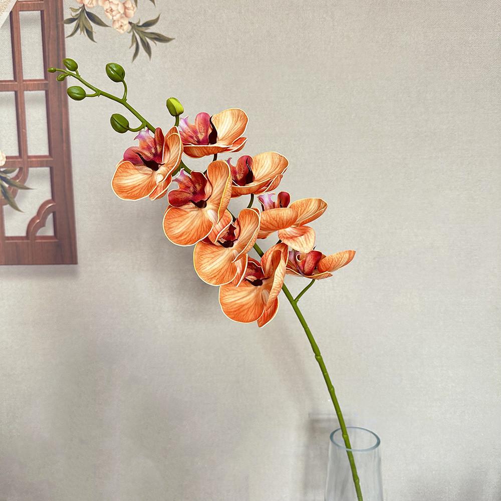 Flower Butterfly Artificial Orchid Wedding Hotel Restaurant Ornament Desktop