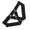 Weight Bearing Shoulder Strap Pulling Sled Harness Vest Resistance Bands with Pulling StrapBlack