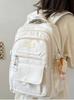 Schoolbag high-value simple casual couple travel backpack large capacity junior high school students multi-compartment backpack men