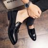 Moda Clásico negro versátil mocasín slip-on para hombre Estilo de diseñador de moda Boda Moda Fiesta Actividades al aire libre Zapatos Talla Grande 48