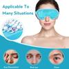 PVC Eye Mask Cooling Eye Mask Hot Cold Compress Gel Beads Eye Mask for Puffy Eyes Dark Circles Reduce Eyes Dry Sleep Eyes Mask