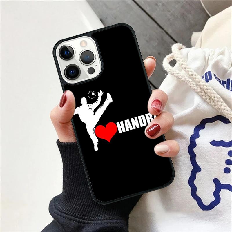 

Handball Handballer Phone Case Cover For iPhone 17 Air 15 16e 11 13 14 Pro Max 12 Plus Max Fundas iPhone 13pro max