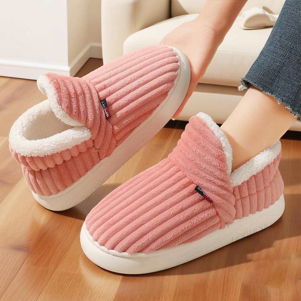 Shoes women's cotton shoes new snow boots piled thickened cotton shoes fashionable versatile women's boots cold-proof and warm cotton boots