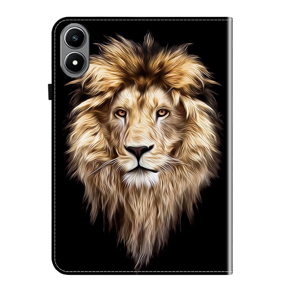 For Infinix Xpad 20 Leather Case Pattern Printed Stand Tablet Cover with Card Slots