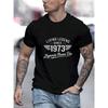 Since 1973, The Legendary Eternal Men's Pattern T-shirt Has A Casual Street Style with Regular Short Sleeves