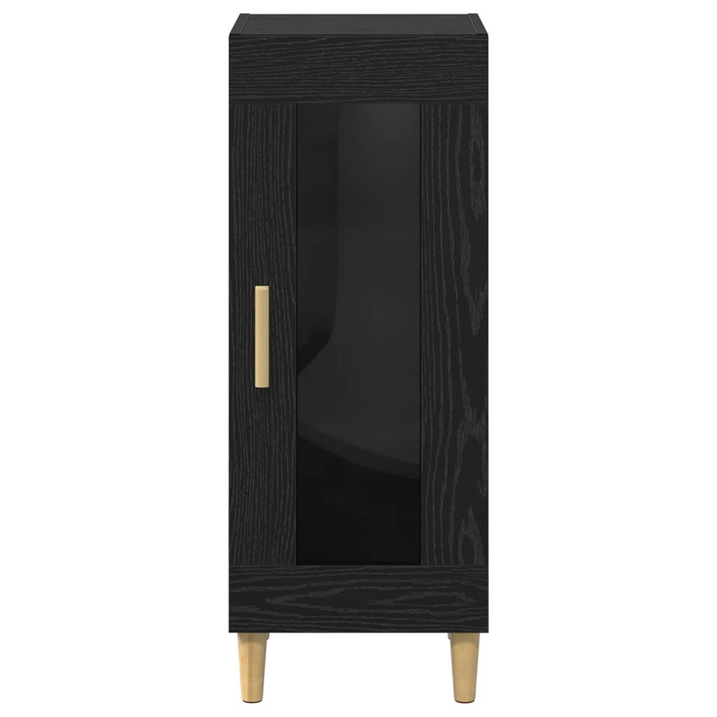 Sideboard in Black Oak Look 34.5 x 32.5 x 90 cm