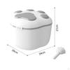 Food Storage Container Kitchen Waste Bin with Lid Organizer