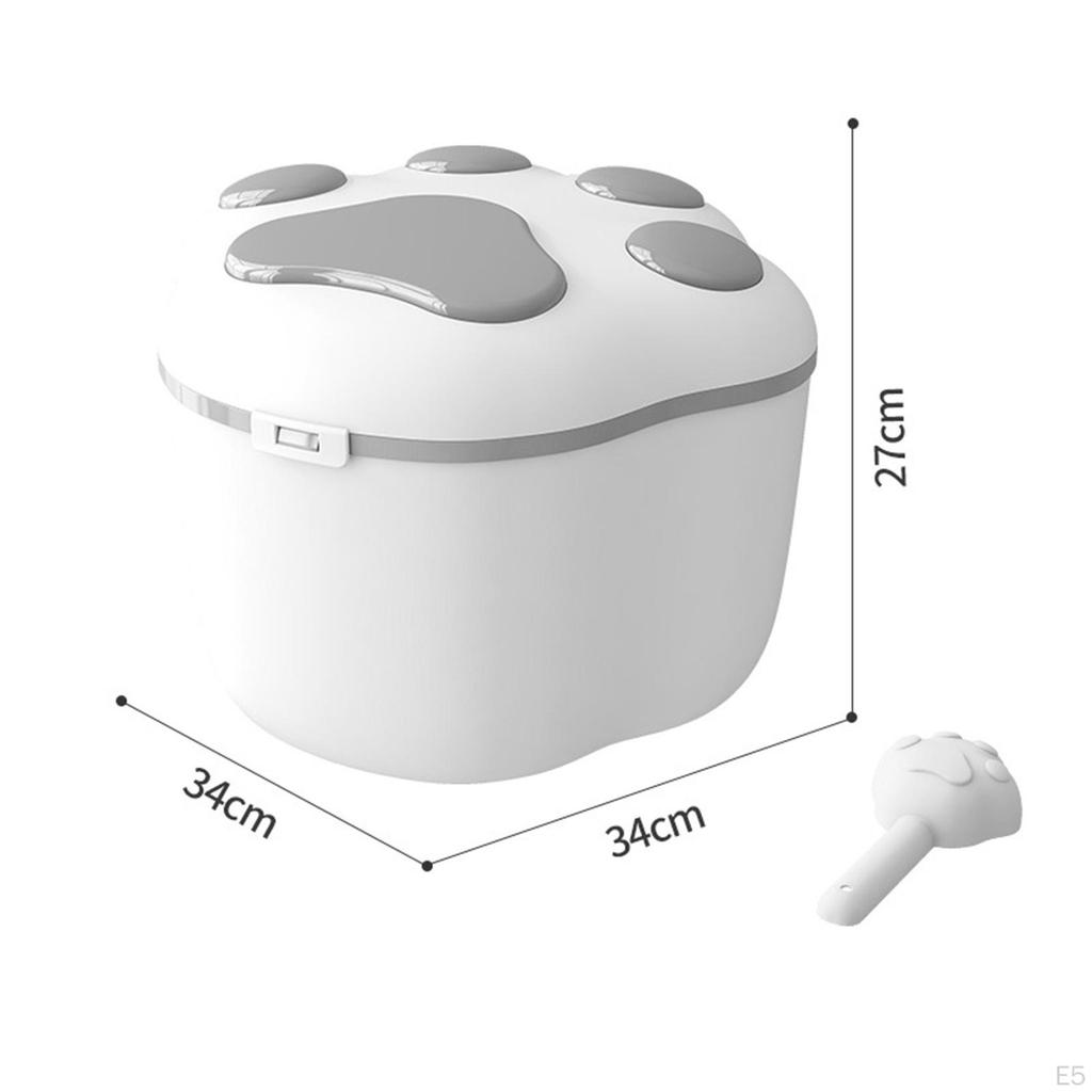Food Storage Container Kitchen Waste Bin with Lid Organizer
