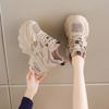 Spring and Autumn New High-value Daddy Shoes Ins Tide Increase Lightweight Sports Daddy Shoes