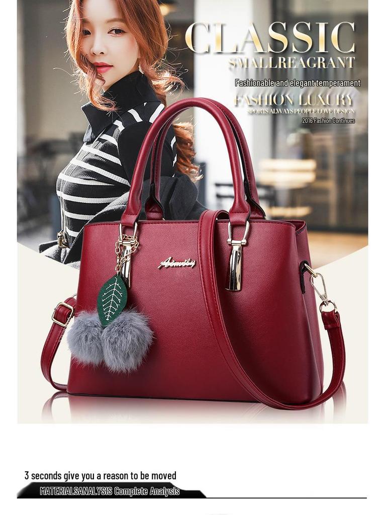 Nouveau Sac à Main Bandoulière Grand Format Tendance - Sac à Épaule Décontracté pour Femme Style Coréen pour Toutes Saisons